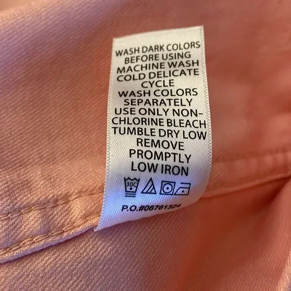 Women's Pink Denim Jacket - Picture 7 of 8